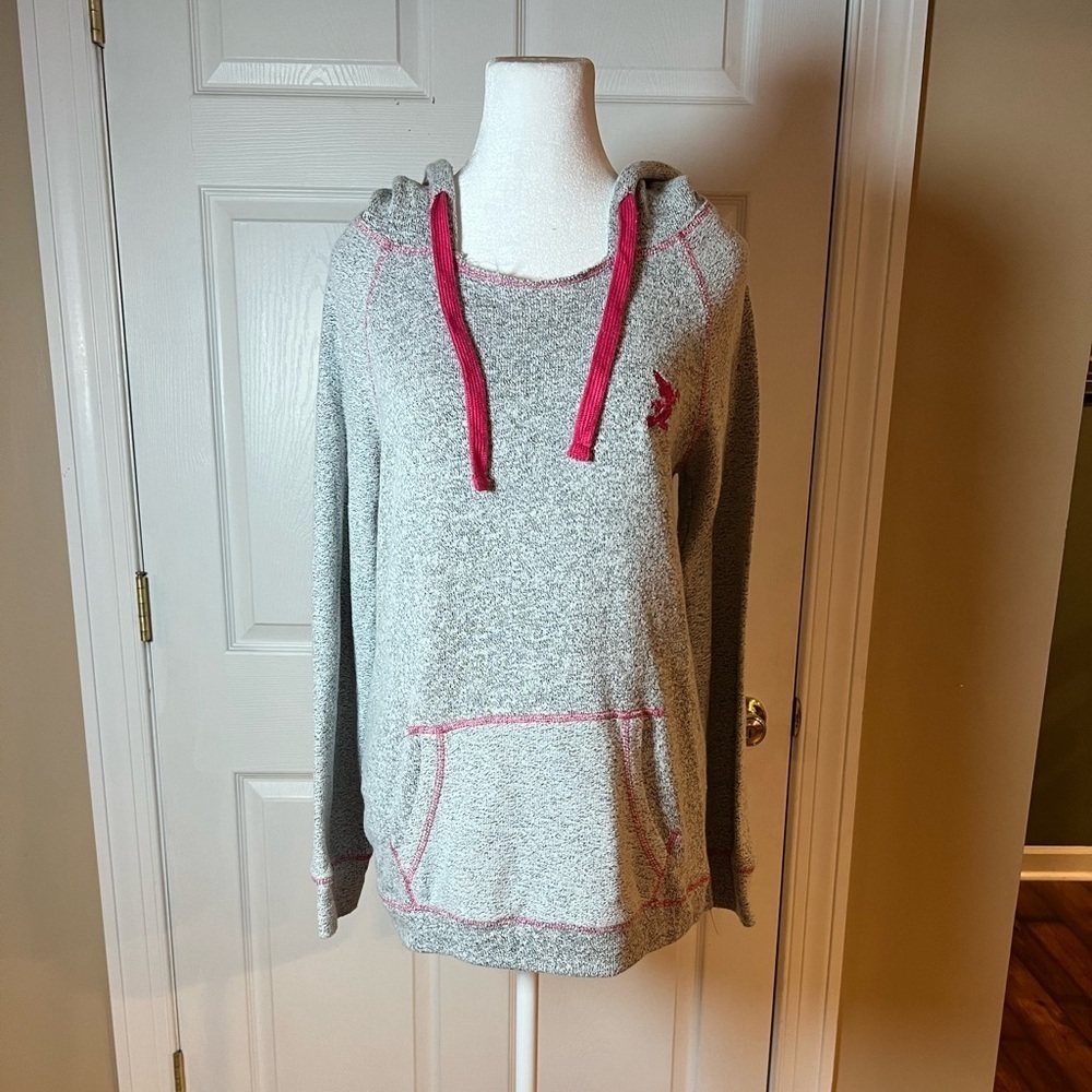 Walt Disney Imagineer Exclusive Women's Size Large Grey Pink Hoodie